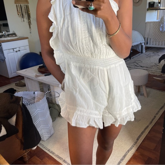 Free People Feeling Fancy Romper. Size: XS - Picture 7 of 12